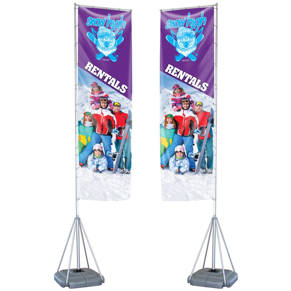 ONE CHOICE® 17 ft. Mondo Flag — Graphic Package / Double Sided